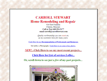 Tablet Screenshot of carrollstewart.com